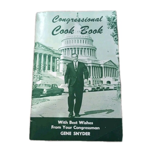60's Congressional Cook Book Republican Gene Snyder Vintage - Picture 1 of 6