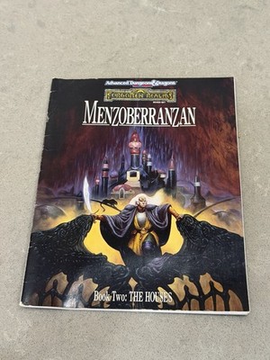 Forgotten Realms Menzoberranzan Book Two: The Houses TSR AD&D 2nd Edition
