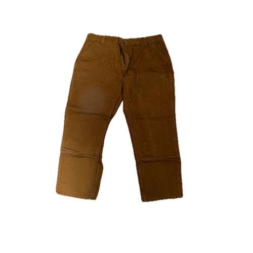 Carhartt B01 Brown Double Knee Carpenter Pants 42x30 Top