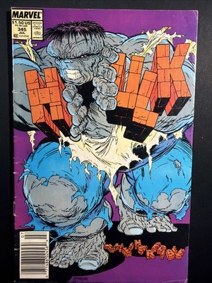 The Incredible Hulk #343 1988 Marvel Newsstand 1st Print Mcfarlane Good/VG *A13