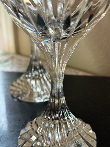 4 Stück Baccarat Frankreich Kristall Massina Wasserglas Kelch LESEN - Bild 11 von 16