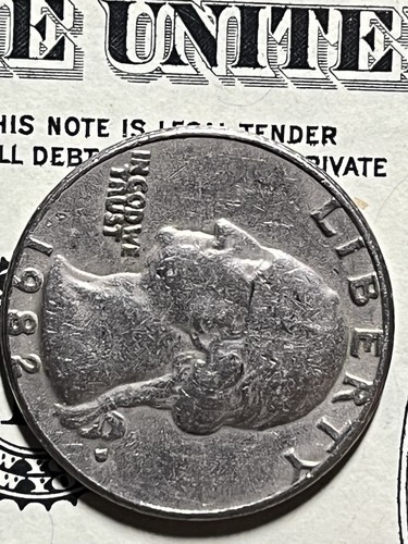 1982-D Quarter Filled Mint Mark - Picture 10 of 14