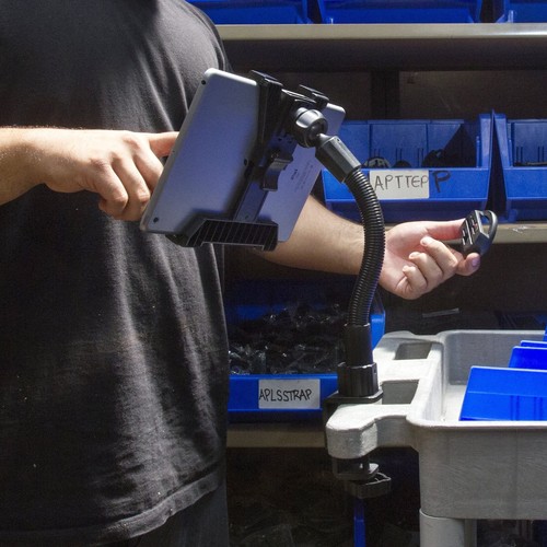 iBolt TabDock Flexpro Klemme - Schwerlast Schraubzwinge Halterung für alle 7" - 10" Tablet... - Bild 8 von 8