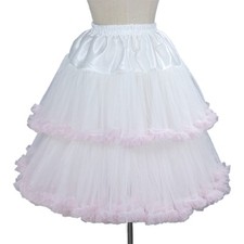 Women s Skirts Crinoline Petticoat Vintage Party Underskirt Elastic Waist