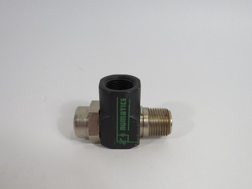 Numatics 3FCRN Right Angle Flow Control Valve 3/8" NPT USED - Picture 1 of 3