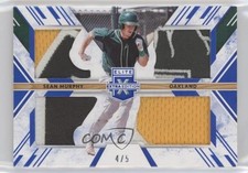 2019 Panini Elite Extra Edition Triple Silhouettes Blue 4/5 Sean Murphy 0rf