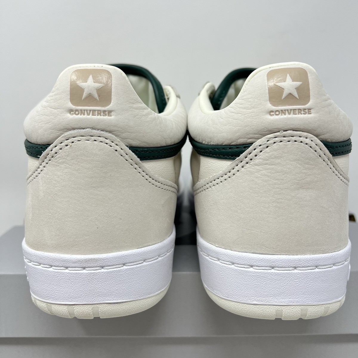Converse Fastbreak Pro Leather & Nylon Egret Green White