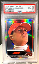 Michael Schumacher 2023 Topps Chrome Formula 1 F1 #199 *Variation* GOAT PSA 10