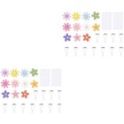 22 PCs Auto Innenausstattung Blütenluftfrischer Auto Clips Blumen Auto Charme