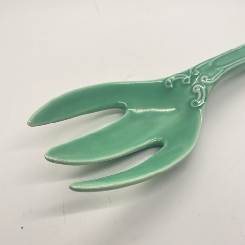 VINTAGE FIESTA KITCHEN KRAFT GREEN SERVING FORK - Picture 2 of 6
