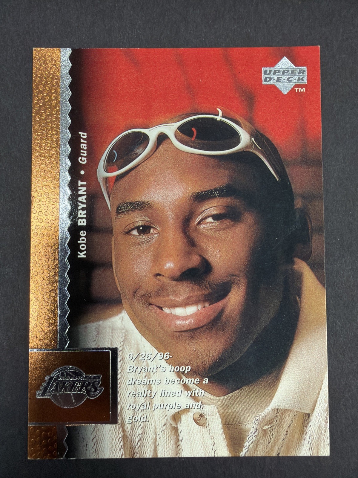 1996-97 Upper Deck - Kobe Bryant #58 (RC) (A)