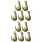  10 PCs Simulation Shrimp Toy Kids Frühe Bildungsleitungsrestaurant