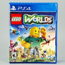 LEGO Worlds (PS4 Sony PlayStation 4, 2017) Complete with Instruction Manual