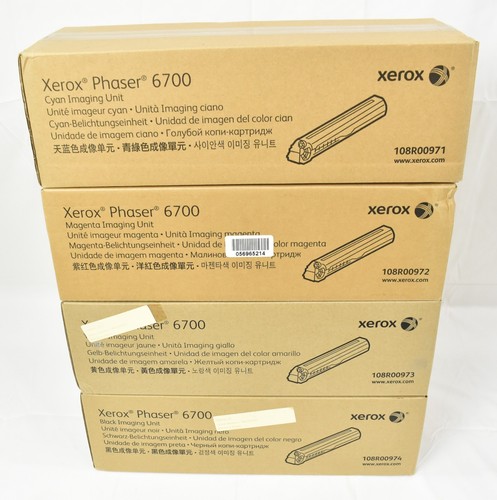 (4) Xerox CMYK Unità di imaging Phaser 6700 108R00971 108R00972 108R00973 108R00974 - Foto 5 di 5