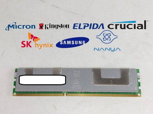 Lot of 10 Major Brand 8 GB PC3L-10600R (DDR3-1333) 2Rx4 Shielded Server RAM