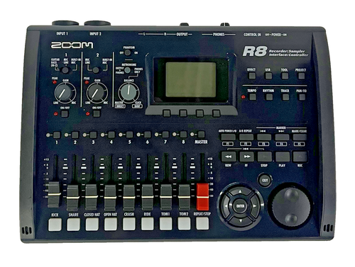 ZOOM R8 Multitrack Digital Recorder 8-Track MTR Sampler GETESTET FUNKTIONIERT  - Bild 5 von 6
