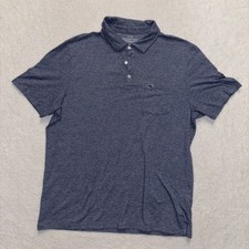 Vineyard Vines Shirt Mens Large Edgartown Polo Dark blue prep casual beachy