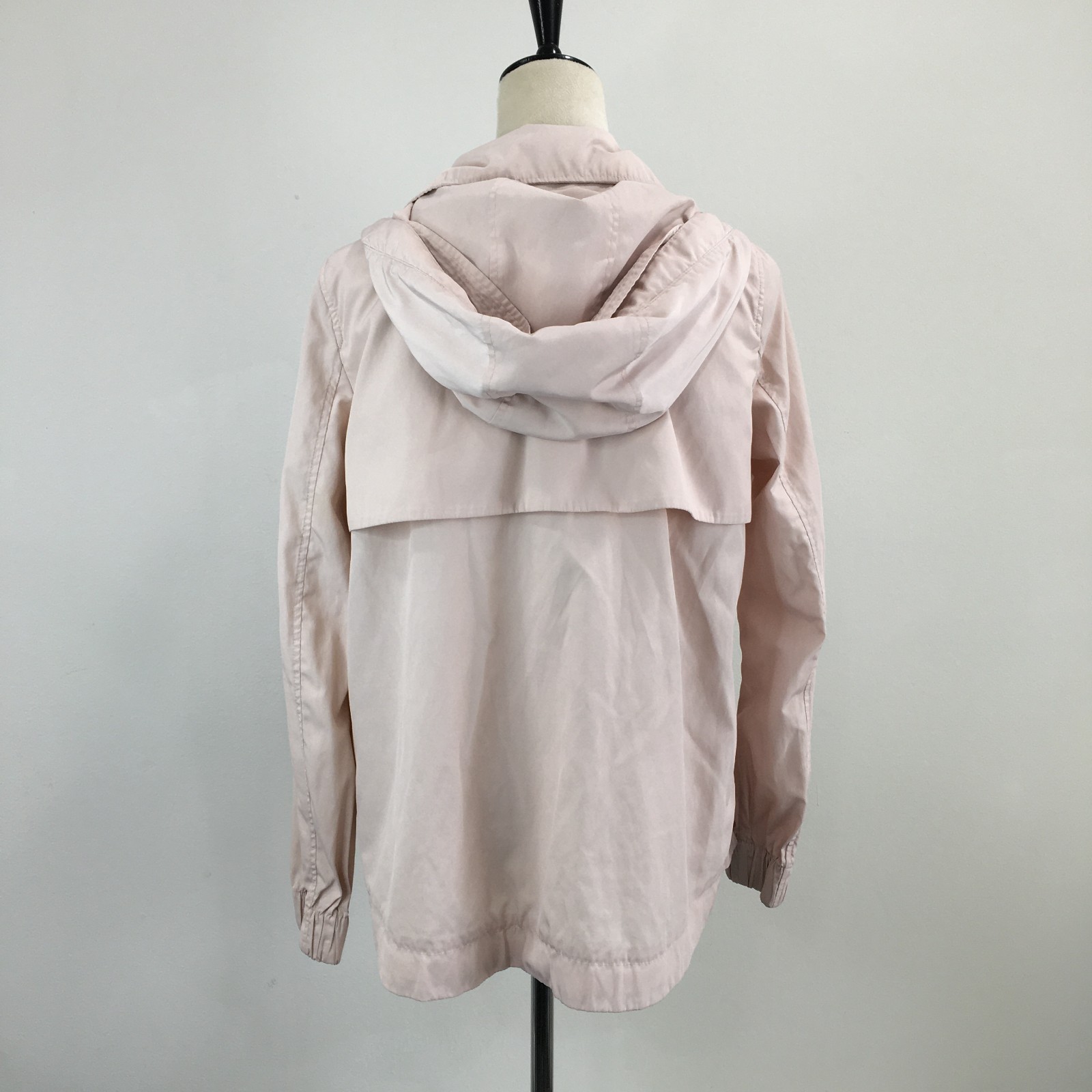 ZARA Basic Light Pink Zip Pockets Lightweight Hoo… - image 10