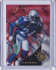 1997 Pinnacle Totally Certified Platinum Red #130 Shawn Springs RC  /4999 IDRED