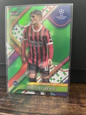 Topps Finest 2024-25 Mattia Liberali Rookie Green Refractor /99