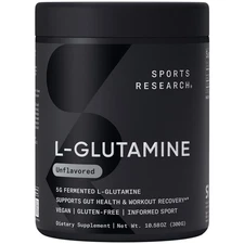 SR L-Glutamine Workout Recovery Immune Health Gut Health IBS 5g Per Serving