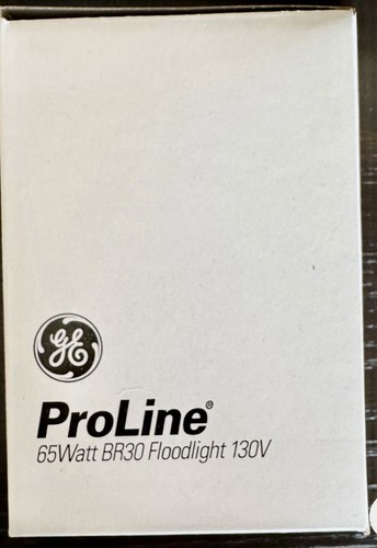 FIVE NEW GE ProLine Floodlight 65W Bulbs BR30 130V - Picture 3 of 3