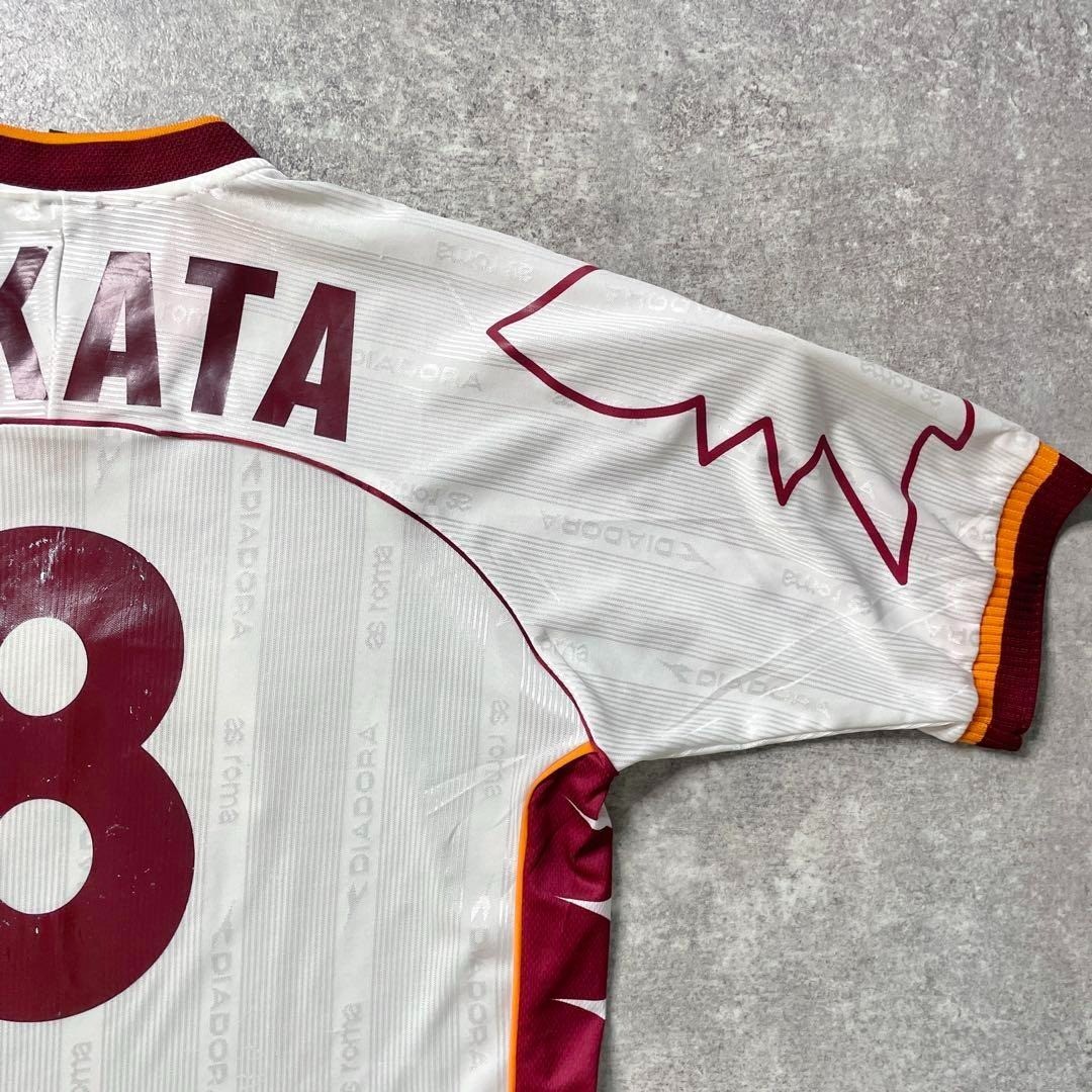 Official AS Roma 99 00 Away Shirt Nakata Number 8 Size XL