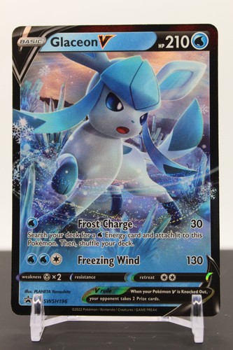 Glaceon V - SWSH196 Holo - Pokemon SWSH: Sword & Shield Promo Cards (1) - Picture 1 of 2