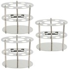  3 Count Wandmontierter Zahnbürstenhalter Badezimmerbürstenhalter