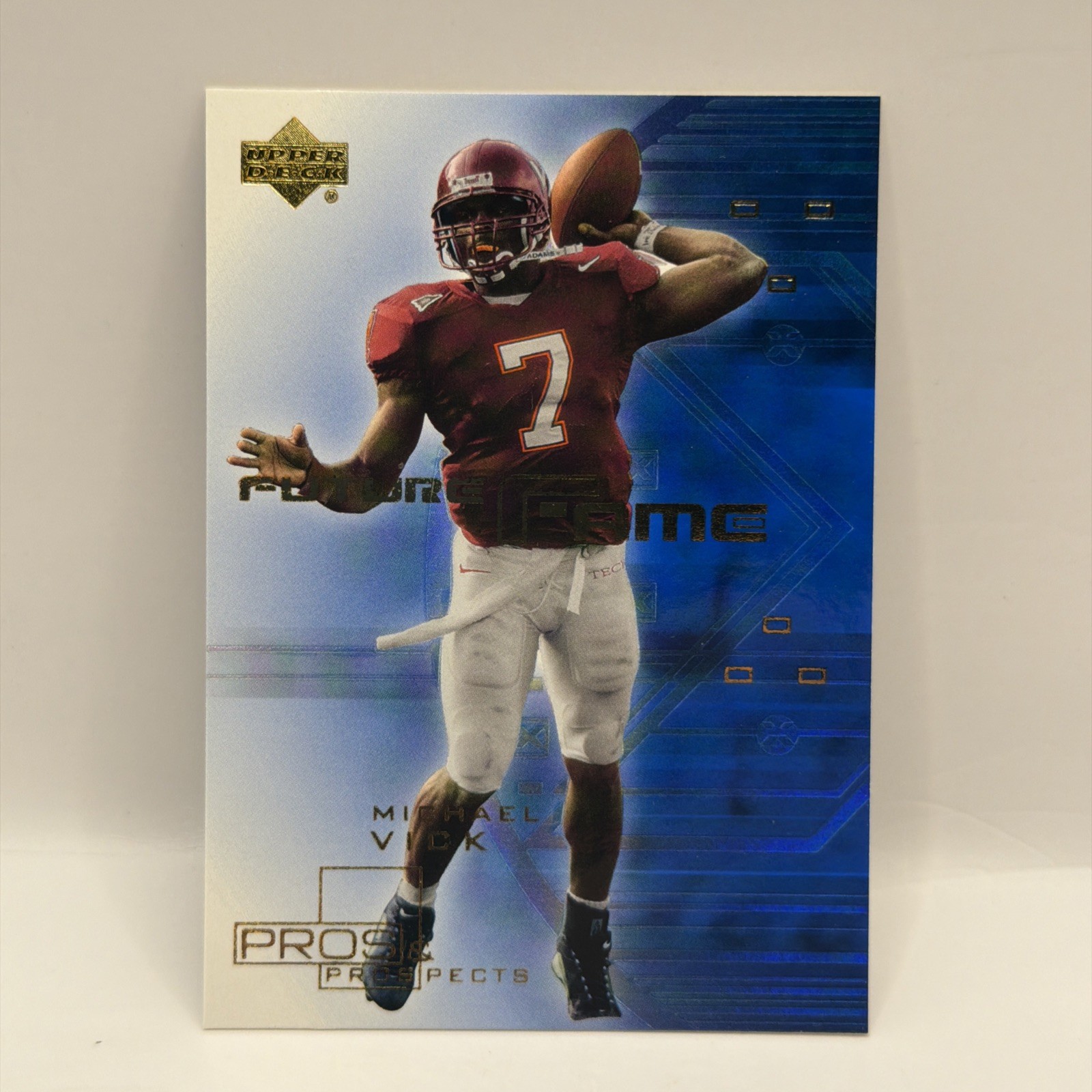 2001 Upper Deck Pros & Prospects - Future Fame Michael Vick #F1 (RC)