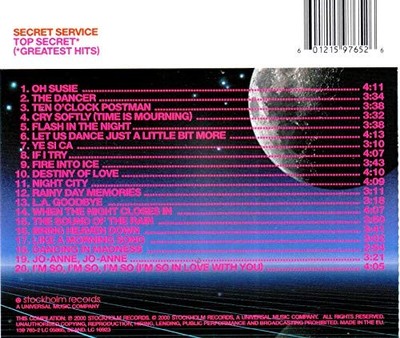 Secret Service - Top Secret Greatest Hits - Secret Service CD RZVG The Cheap