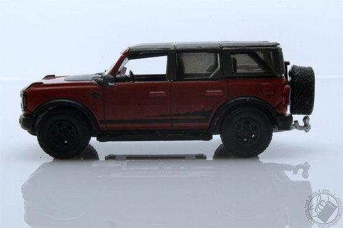 2021 Ford Bronco Wildtrak w/ Boat & Trailer, 1/64 Diecast Model Red - Picture 12 of 12