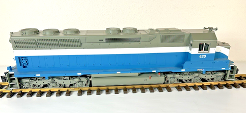 ARISTOCRAFT ART-22425 SD-45 Great Northern "Big Sky Blue" #420 G/1 Locomotive - Picture 6 of 18