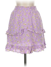 ABound Women Purple Casual Skirt S