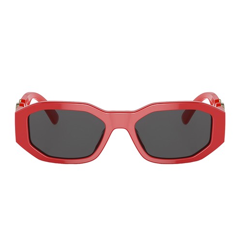 Versace VK 4429U 506587 Red Plastic Irregular Sunglasses Grey Lens - Picture 2 of 3