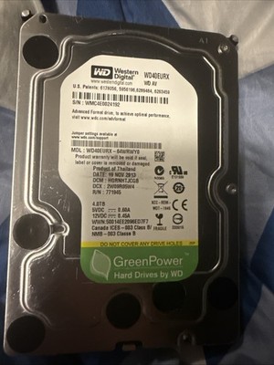 Western Digital Green 3.9TB 5400RPM