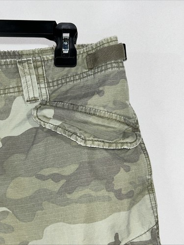 Cargo Supply Cargo Shorts Mens 34 Camouflage Flat Front Cargo Pockets Cotton - Picture 4 of 10