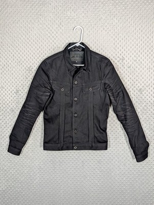 Brave Star Denim Trucker Selvedge Jacket Men's XS Raw Rigid Stiff