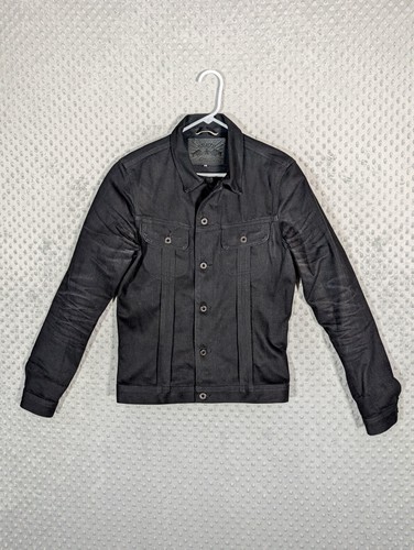 Brave Star Denim Trucker Selvedge Jacke Herren XS Raw Rigid Stiff Hergestellt in den USA - Bild 1 von 14