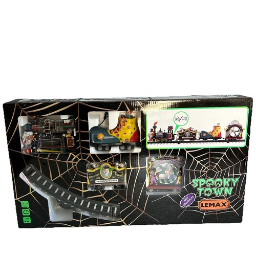 Lemax Spooky Town 2019 CRAZY CLOWN EXPRESS  NEW #94486 Sights & Sounds Works! - Picture 12 of 12