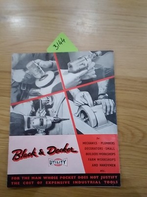Black und Decker Utility Tools Katalog Katalog 1955