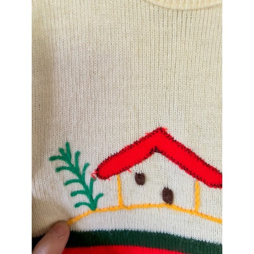 Abito maglione maglia Renzo Italia vintage anni 70 - bambina taglia 14 - Foto 4 di 7