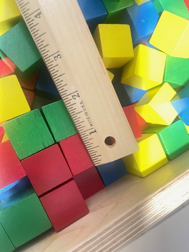 Box und Block Test Koordinationstherapie Rehabilitation 1" FARBIGE HOLZWÜRFEL (L2 - Bild 2 von 11