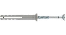 6mm x 80mm N-S Nylon Hammerfix Screws, 50 Pack - FISCHER FIXINGS