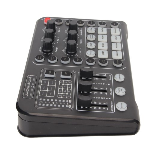 Live Sound Card Support BT 48V Large Diaphragm Noise Cancelling Sound Mixer B FY - Bild 23 von 24