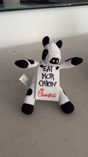 Chick-Fil-A Eat More Chikin Cow Plush Stuffed Animal Toy 2002 6  