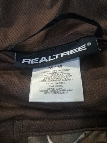 Realtree XTRA Camo Hunting Jacket Size Medium Camouflage - Picture 14 of 15