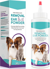 Dog Ear Cleaner Ear Powder Removal Treatment Supports Prone Odor Pets