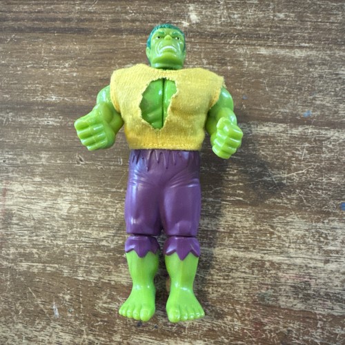 ToyBiz Marvel Superhéroes El Increíble Hulk Figura Camisa Amarilla Como Se Lee* - Imagen 1 de 12