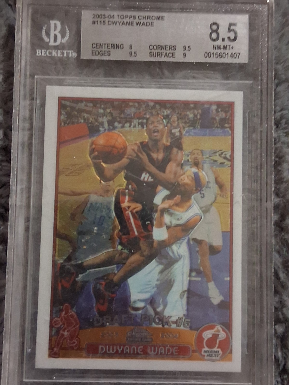 2003-04 Topps Chrome - Dwyane Wade #115 Refractor (RC)